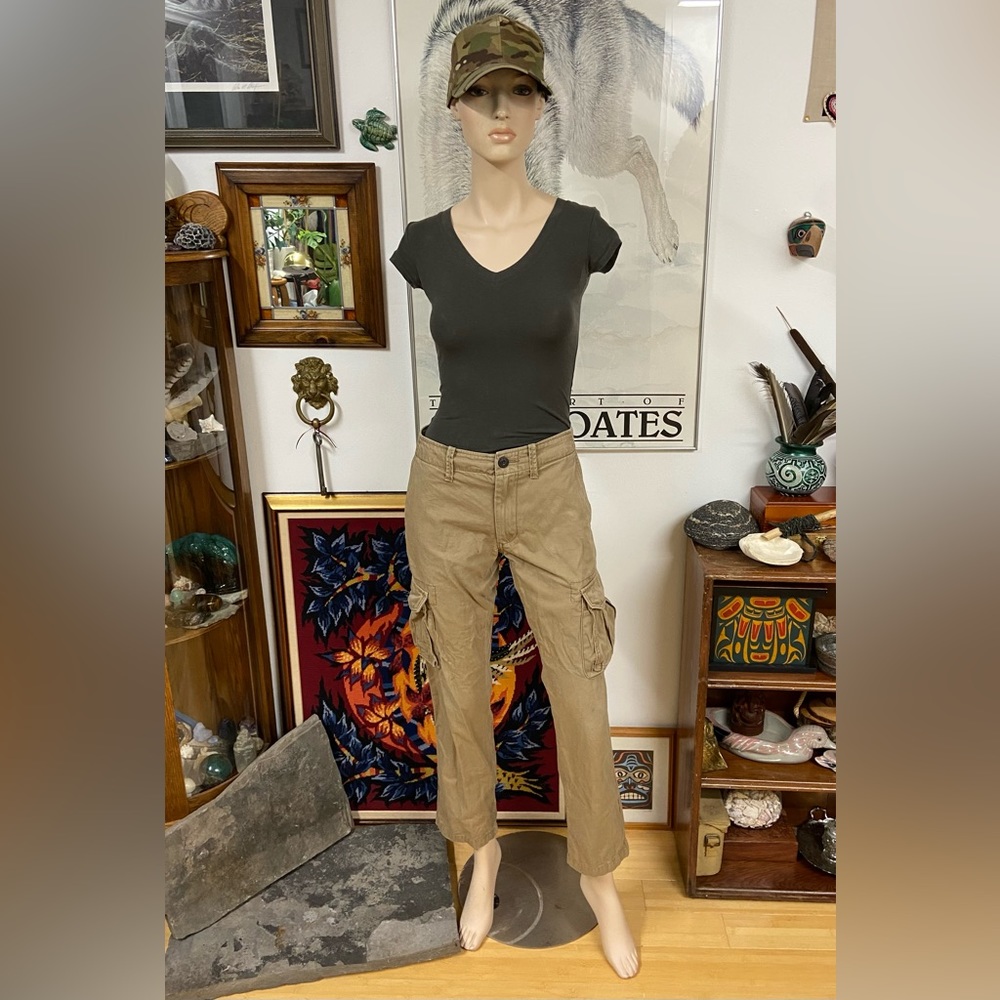 Cotton Canvas Cargos with Deep Pockets